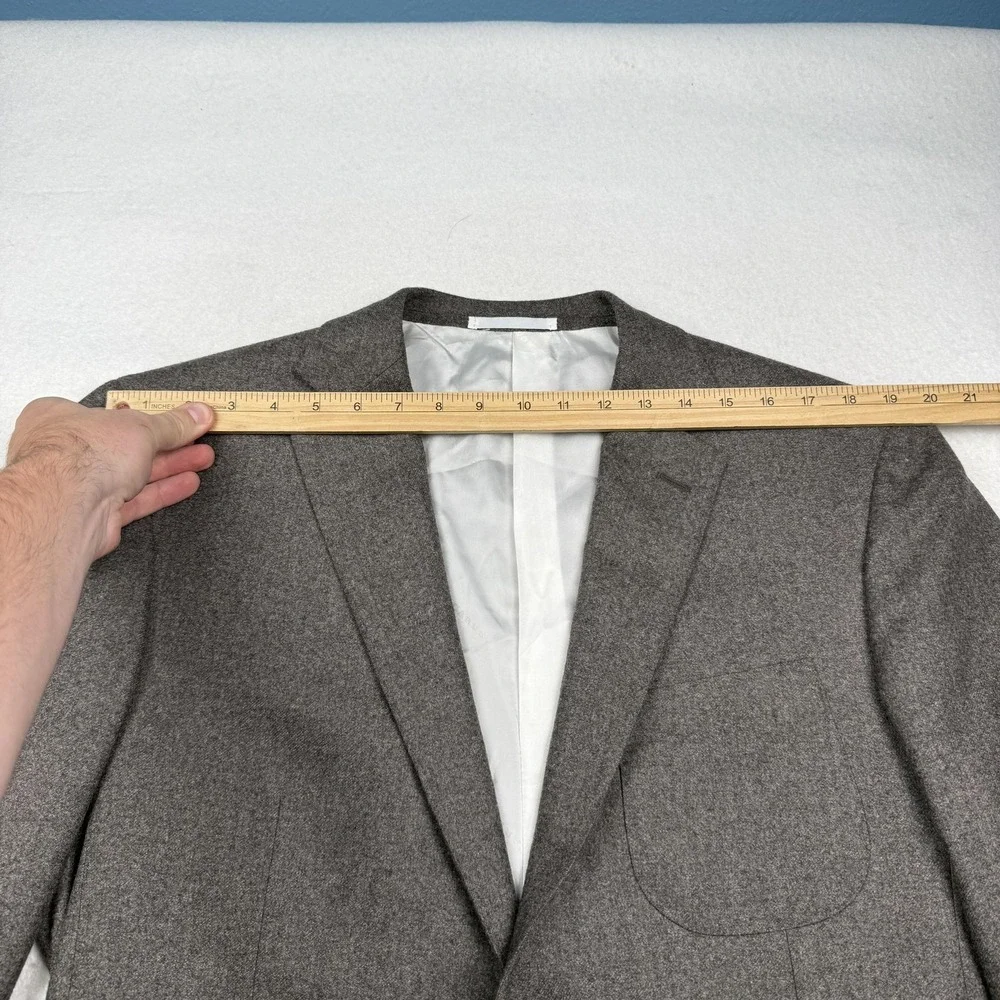 Caruso Suit Mens IT 54 (44 US) 36x31 Brown Wool Superfine 100s 2 Piece Italy